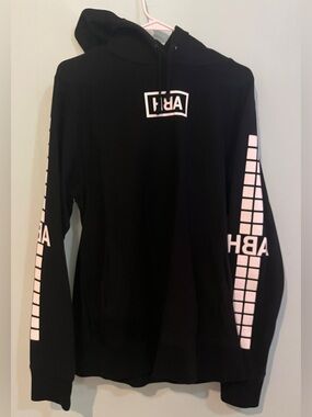 Hood By Air HBA NY Streetwear Hoodie Sweatshirt - Black - Men’s Medium